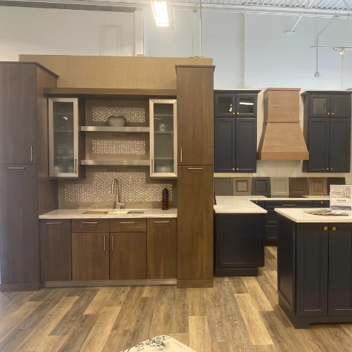 counter and cabinet displays